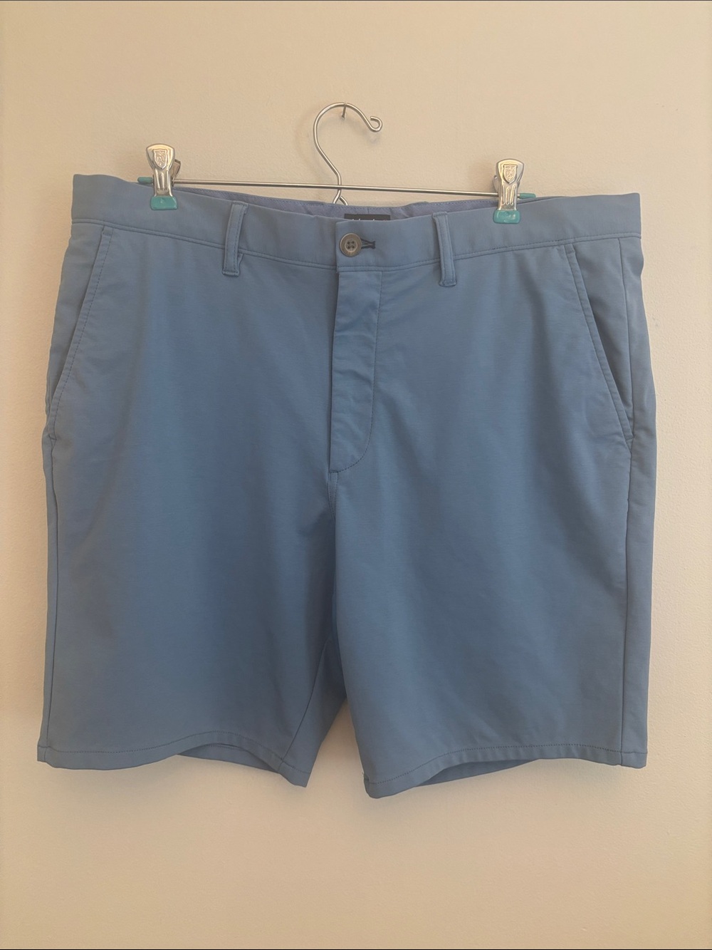 Johnnie-O Jupiters Stretch Cotton Performance Shorts – Blue Horizon – Size 35